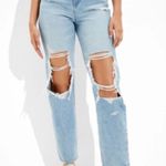 American Eagle  Highest Rise 90s Boyfriend Distressed Jeans Denim 4 Regular Photo 0