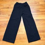 Treasure & Bond  Women’s XS Cotton Black Wide Leg Trousers Dark Academia Work Photo 5