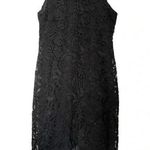 ASOS  black lace sheath sleeveless mini dress size Xsmall/Small New Photo 0