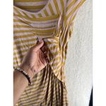 Anthropologie Cartonnier Womens Tops Size M Striped Ruffle Tunic Photo 4