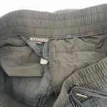 Athleta  Cabo Shorts Size 16 100% Linen Washed Out Black Pull On Summer Casual Photo 9