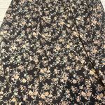 SheIn Curve 4X Womens Floral Black and Flowers Maxi Dress Short Sleeves Photo 2