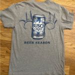 Medium Busch Light “Beer Season” Shirt Gray Photo 1