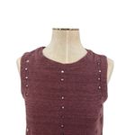 Anita Dongre Grassroots Dress Tank Mirror Detail Cotton Purple Size 12 Photo 1