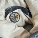 Tory Burch Black Leather Shoulder Bag with Gold Logo Photo 3
