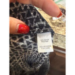 Cato Women's Unbranded Black & White Patterned Rayon Shorts L Photo 5