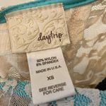 Daytrip Lace T Shirt Slit Back Ribbon Bow Lace Up Casual Fall Spring Buckle Photo 3