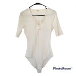 Madewell ✨Ribbed Lace-Up Bodysuit✨ Photo 4