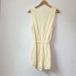 American Eagle Ivory Lace Short Sleeveless Romper Photo 2