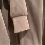 Revamped  Athleisure Cold Shoulder Gray Velour Sweatshirt Top Medium M Photo 8