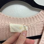 Nation Ltd 100% Cotton Cropped V Neck Sweater in Light Pink - Size XS Photo 2