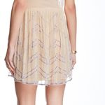 Free People | Embellished Sheer Tunic Dress | Soft Peach | Small Photo 1