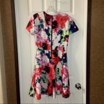 Milly by Design Nation Multicolor Scuba Knit Fit & Flare Dress size 6 Photo 8