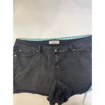 Torrid Black Denim Cut Off Shorts EUC Sz 18 Plus Size Cotton Spandex Casual Photo 8