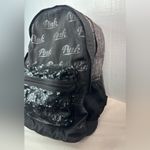 PINK - Victoria's Secret  Silver Sequin Backpack in Black Photo 8