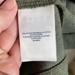 Lands' End Lands’ End Womens Casual Army Green Cotton Shacket Size Small Photo 4