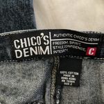 Chico's Womens  Design Dark Denim Blue High Rise Ankle Jeans Size 4/XXL EUC #0817 Photo 3