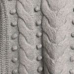 Cyrus Evolution by  Cable Knit Balloon Sleeve Pullover Sweater Brgtn Blue M New Photo 1