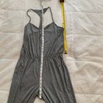 Alfani Pajama Jumpsuit in Gray Size M Photo 12