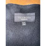 Talbots cape black & gray Angora & Wool mix size small / medium Photo 9