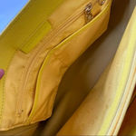 Tory Burch Sunny Yellow Saffiano Leather York Tote Photo 8