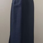 Teri Jon Black Silk Skirt Sz 6/8 Photo 2