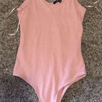 Ambiance Apparel Pink Bodysuit Photo 0