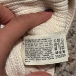 ZARA White Ribbed Knit Oversized Sweater Vest- Size Small Photo 6