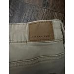 American Eagle Jeggings Stretch Khaki Pants Womens Size‎ 14 Short Casual Tan Size 14P Photo 4