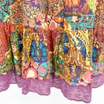 Urban Outfitters NWT  UO Womens Patchwork Boho Hanna Cecilia Tiered Mini Dress M Photo 5