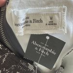 Abercrombie & Fitch NWT  Grey Lace Cut Out Mini Dress - Medium Photo 3