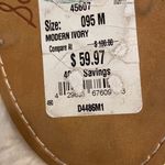 Sam Edelman Sandals size 9.5 excellent condition see pictures color silver/cream Photo 6