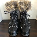 Women’s Black Monaco Low Moon Boot Size US 7 Photo 1