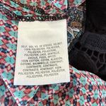 Anthropologie  Meadow Rue Giada Long Sleeve Crochet Detail Blouse Size L Photo 6