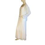 Studio I  CREAM SHIFT DRESS WITH SHEER JACKET & SEQUIN  EMBROIDERED ACCENTS (14) Photo 5