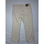 Levi's Women's Middy Ankle Bootcut Corduroy Pants Cream Size 30 Photo 6