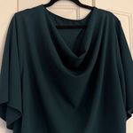 Dark Green Flowy Top Size L Photo 5