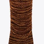 ZARA ruched midi skirt Photo 2