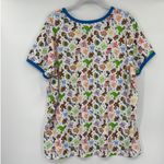 Disney  Parks Toy Story Tee 2X  Y2K Ringer Kawaii Retro Gamer Theme Park Movie Photo 4