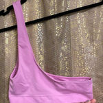 Free People  Intimately Pink Orchid One Shoulder Seamless Bralette XS/S NWOT Photo 0