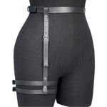 Women Fashionable PU Leather Leg Garter Harness Photo 0