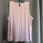 Ellen Tracy Company Womens Sleeveless Shirt Blouse Dusty Pink Lace Size XXL Photo 4
