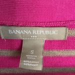 Banana Republic Button Down Striped Print Back Cardigan Pink Womens Size S Photo 1