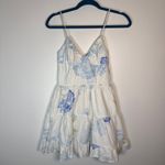 Sabo Skirt Sabo Keyana Mini Dress Peony Size XS Cotton Ruffled Tiered Lined Casual Vaca Photo 1