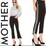MOTHER Insider Striped Crop Step Photo 1