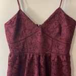 Revolve NWT BB Dakota Cocktail Dress Lace Fit & Flare Sz 14 Garnet Photo 3
