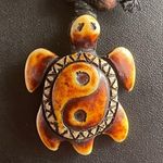 Yin Yang sea turtle necklace Photo 0