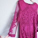 JS Collections Soutache Embroidered Midi Dress in Berry Photo 10