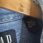 Gap  Denim Shirt L ladies Blue Long Sleeve Button Front Western Pockets y2k 90s Photo 4