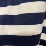 J.Crew Striped Off Shoulder Dress Womens Navy Blue White Size XS Photo 5